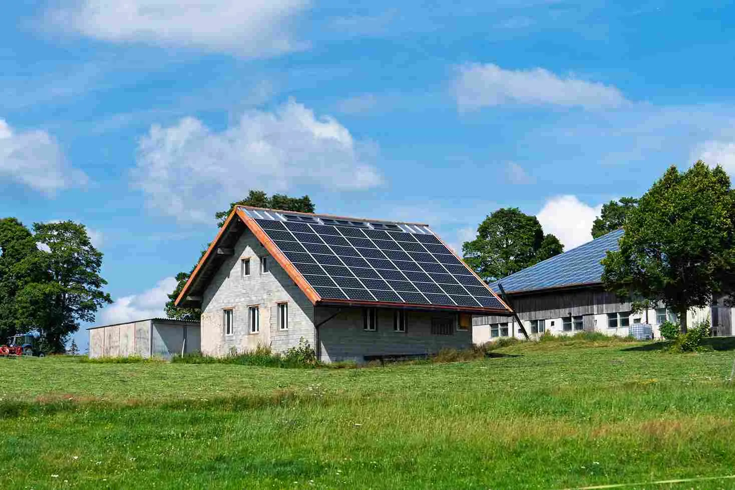 A home powered by a 5kW solar system installed in Pakistan.