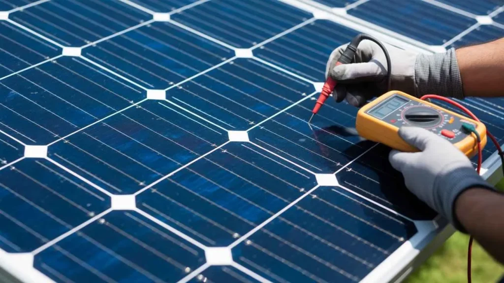 How to check the quality of solar panels by inspecting solar cells with testing equipment