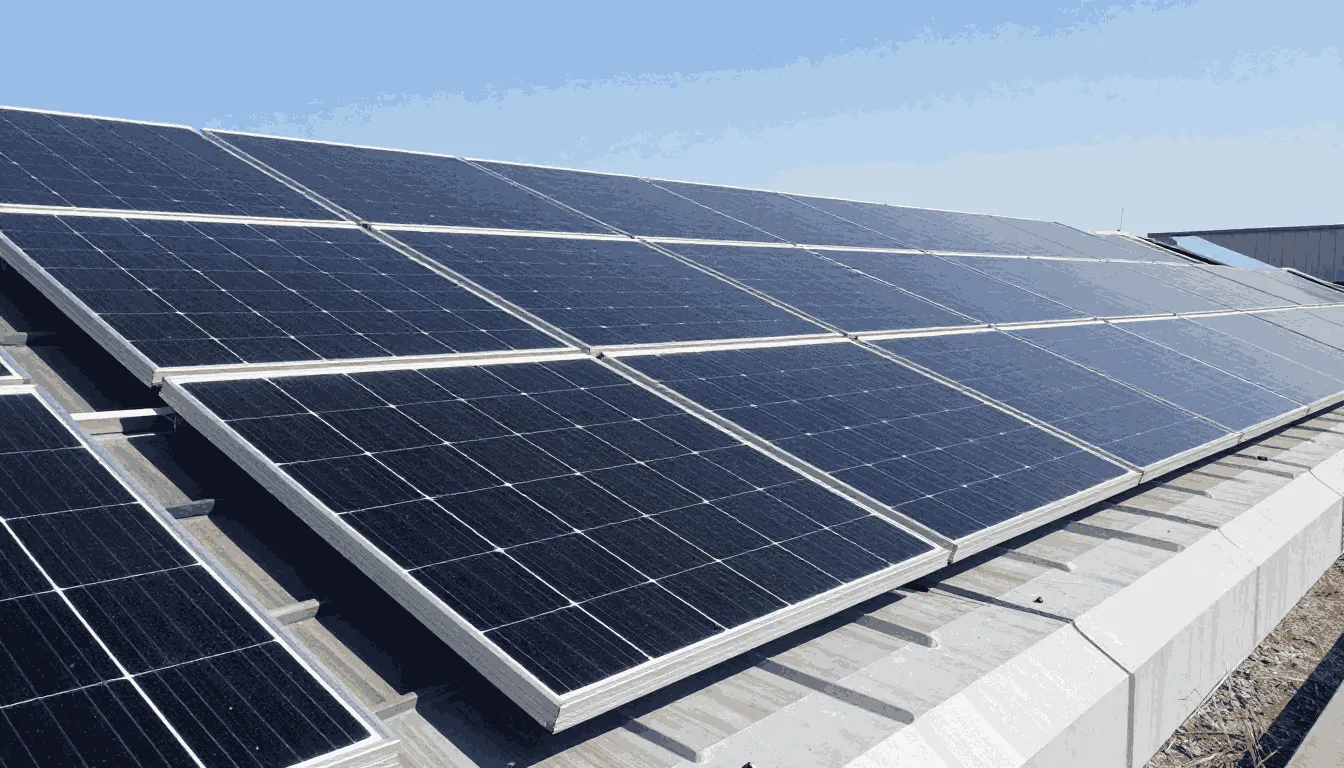 Rooftop installation example while comparing which solar brand is best in Pakistan for residential and commercial use.