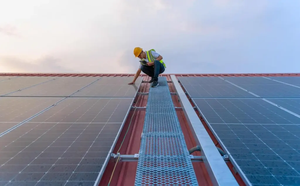 How frequently are solar panels and their solar equipment serviced?