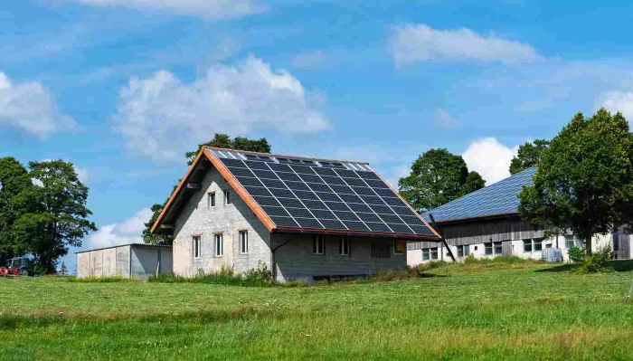 A home powered by a 5kW solar system installed in Pakistan.