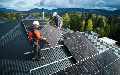 Can you put solar panels on a metal roof? Solar panels installed on a metal roof using clamp-based mounting system for clean energy production