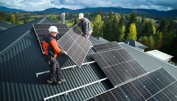 Can you put solar panels on a metal roof? Solar panels installed on a metal roof using clamp-based mounting system for clean energy production