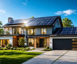 How many 100 watt solar panels are needed to power a house.