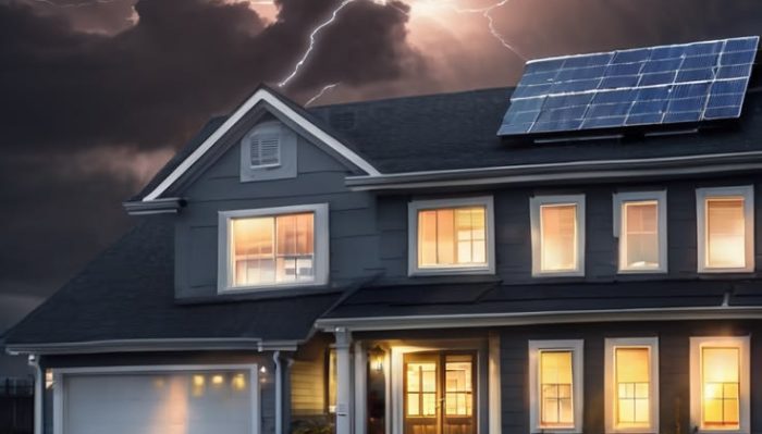 Solar panels generating electricity during daytime with smart energy usage and off-peak electricity savings in Pakistan