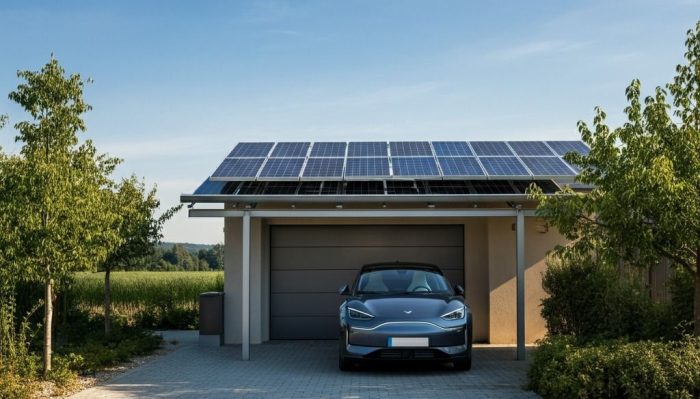 rooftop solar installation panel layout
