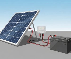 What happens to solar power when batteries are full in a solar energy system.