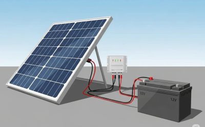 What happens to solar power when batteries are full in a solar energy system.