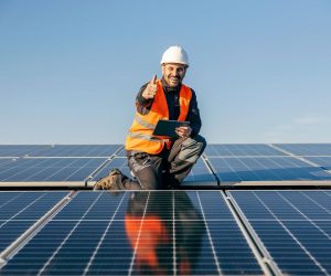Solar panels installed on a modern home showing what solar energy can be used for